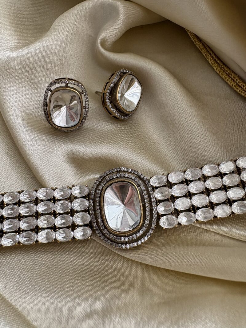 Raavi Polki Choker Set - Image 2