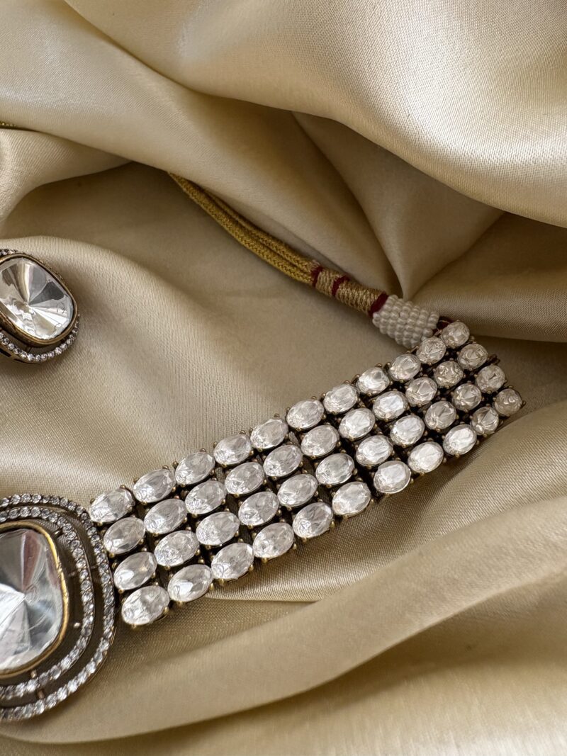 Raavi Polki Choker Set - Image 7