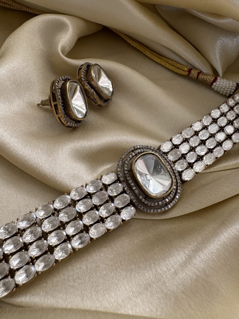 Raavi Polki Choker Set - Image 8