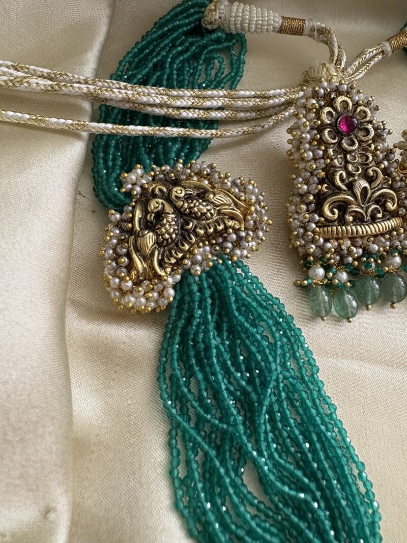 Padmapriya Temple Necklace Set - Image 5