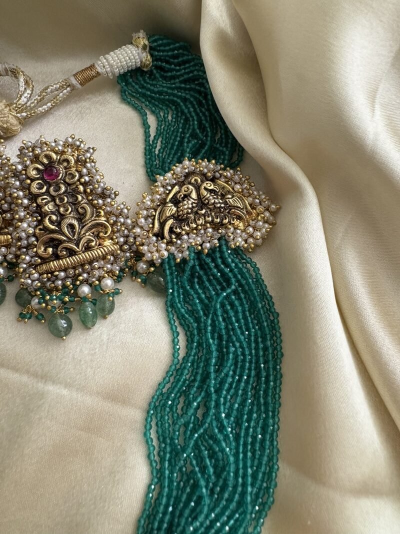 Padmapriya Temple Necklace Set - Image 6