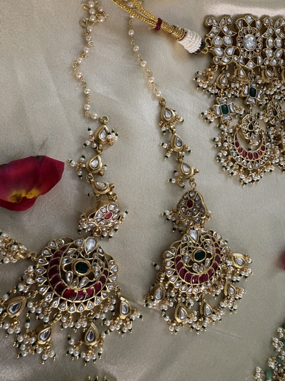 Preet Kundan Choker Set 92.5 Silver - Image 3