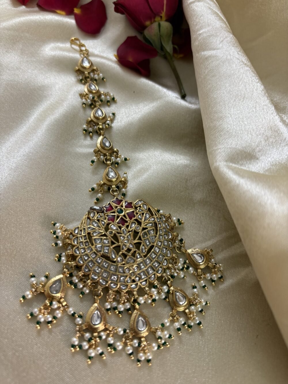 Preet Kundan Choker Set 92.5 Silver - Image 6