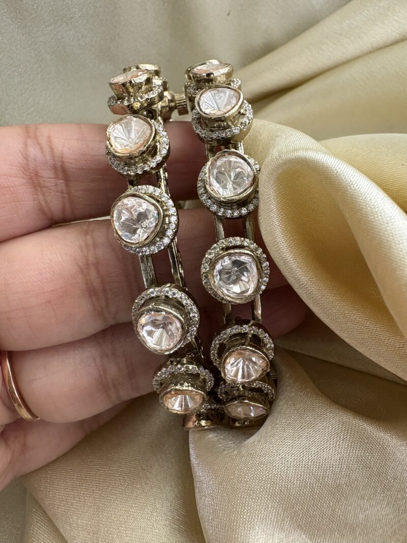 Anura Polki Pacheli Bangles - Image 5