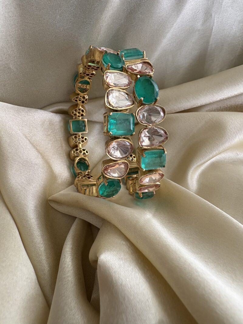 Aneena Polki Bangles - Image 2