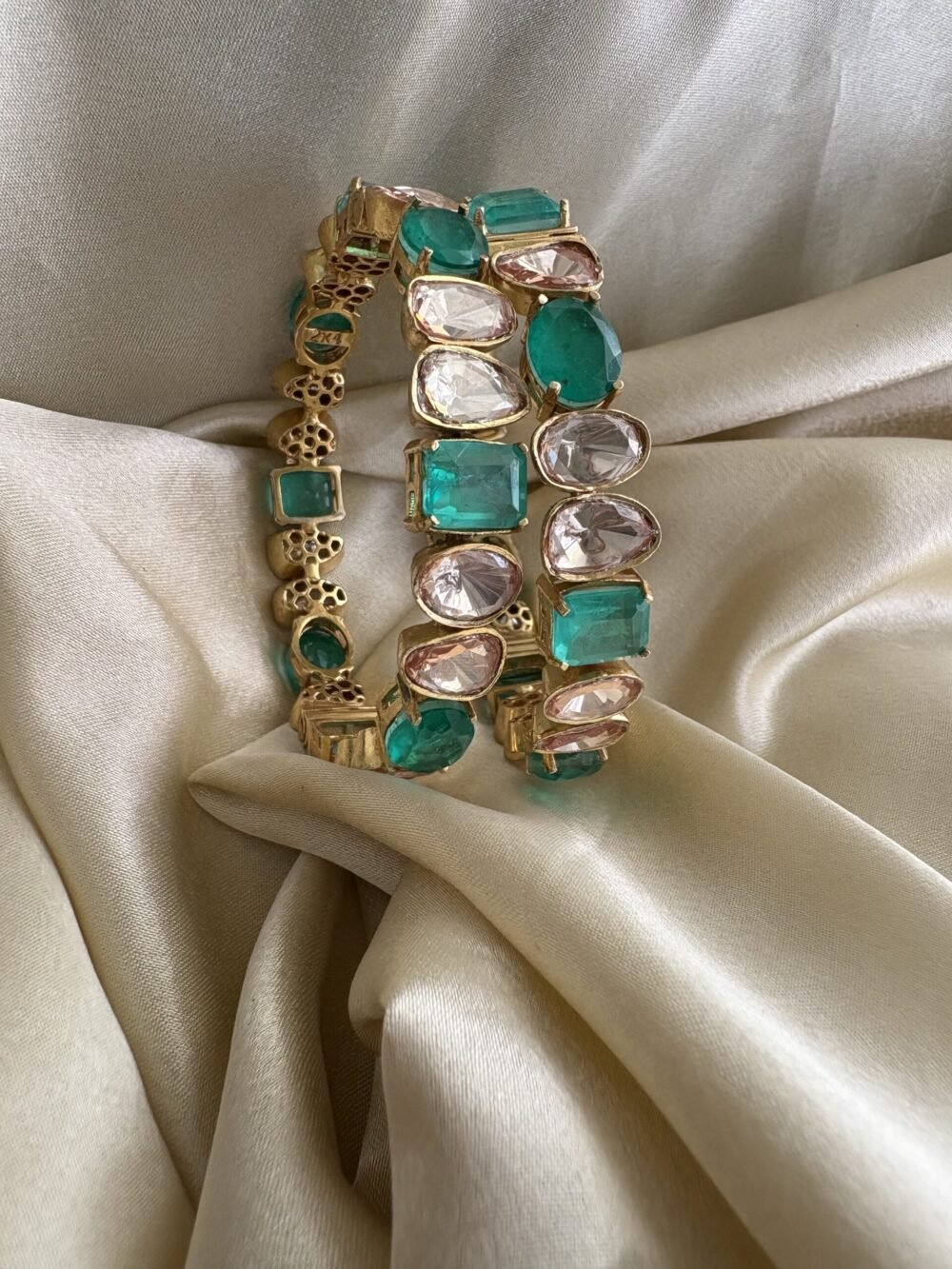 Aneena Polki Bangles - Image 2