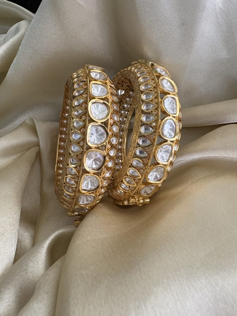 Amrusha Polki Bangles - Image 7