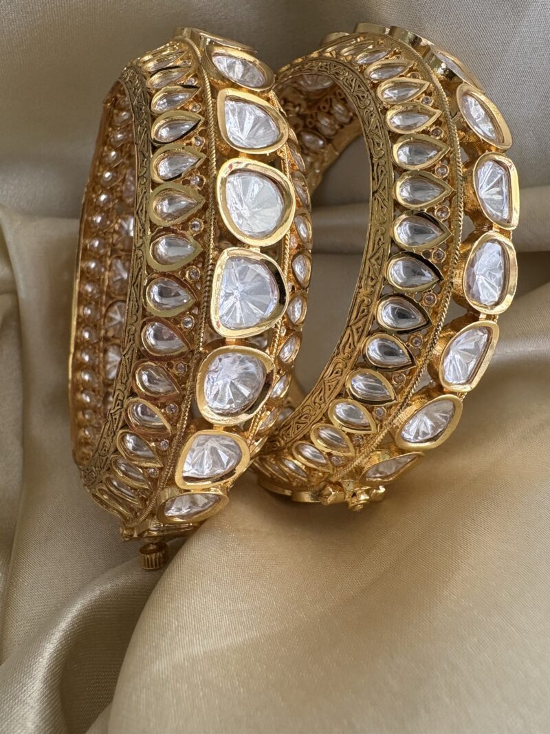 Amrusha Polki Bangles - Image 2