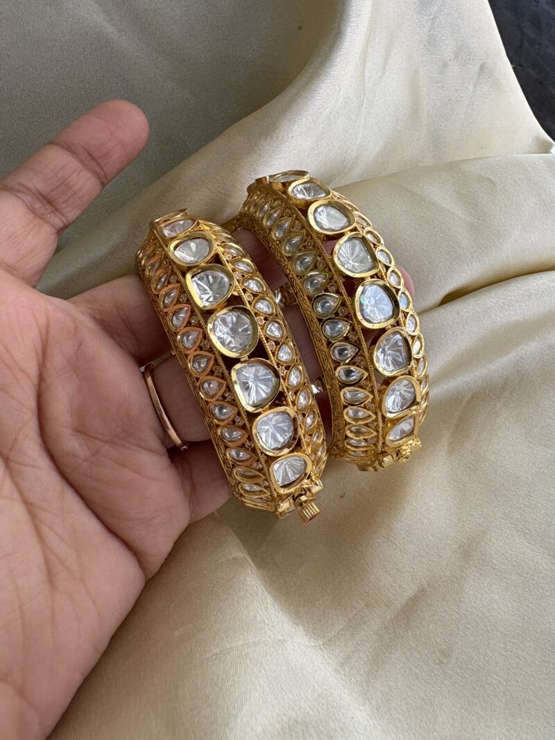 Amrusha Polki Bangles - Image 3