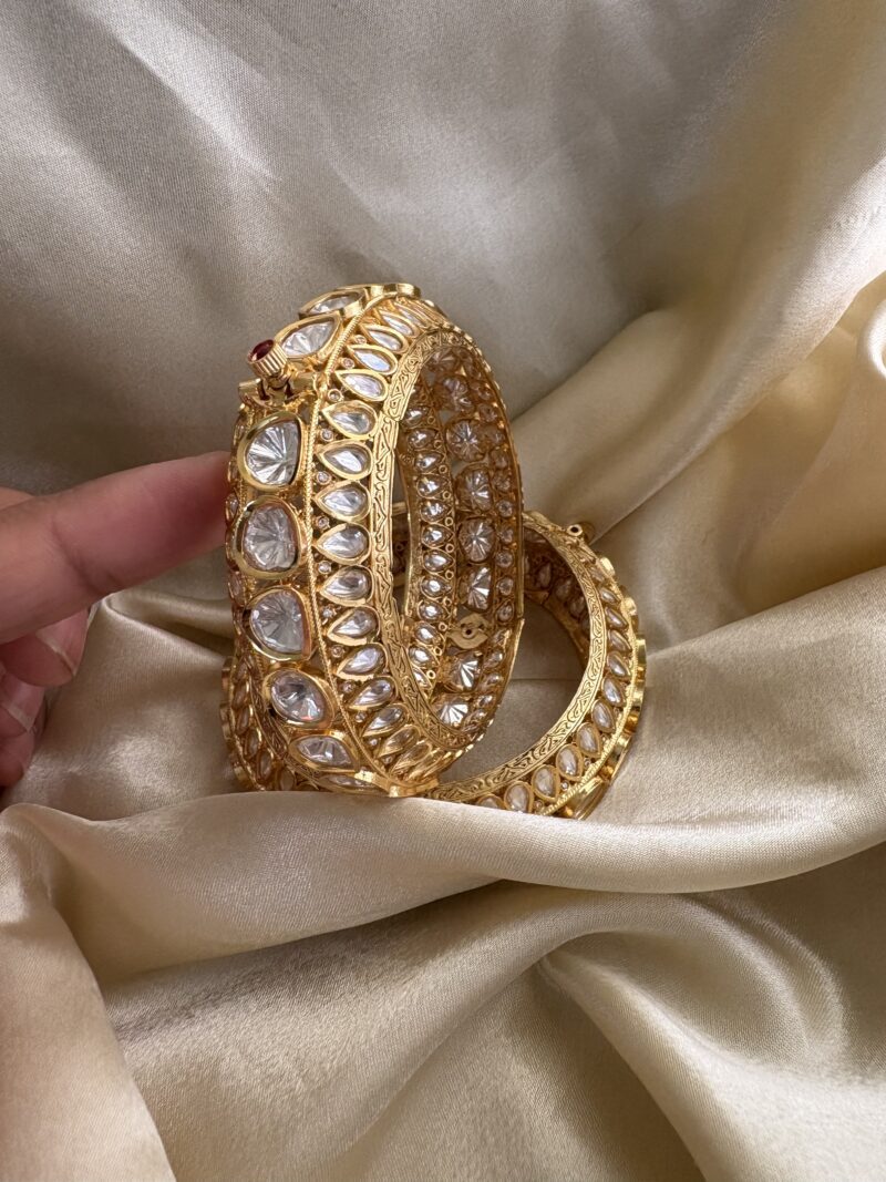 Amrusha Polki Bangles - Image 6
