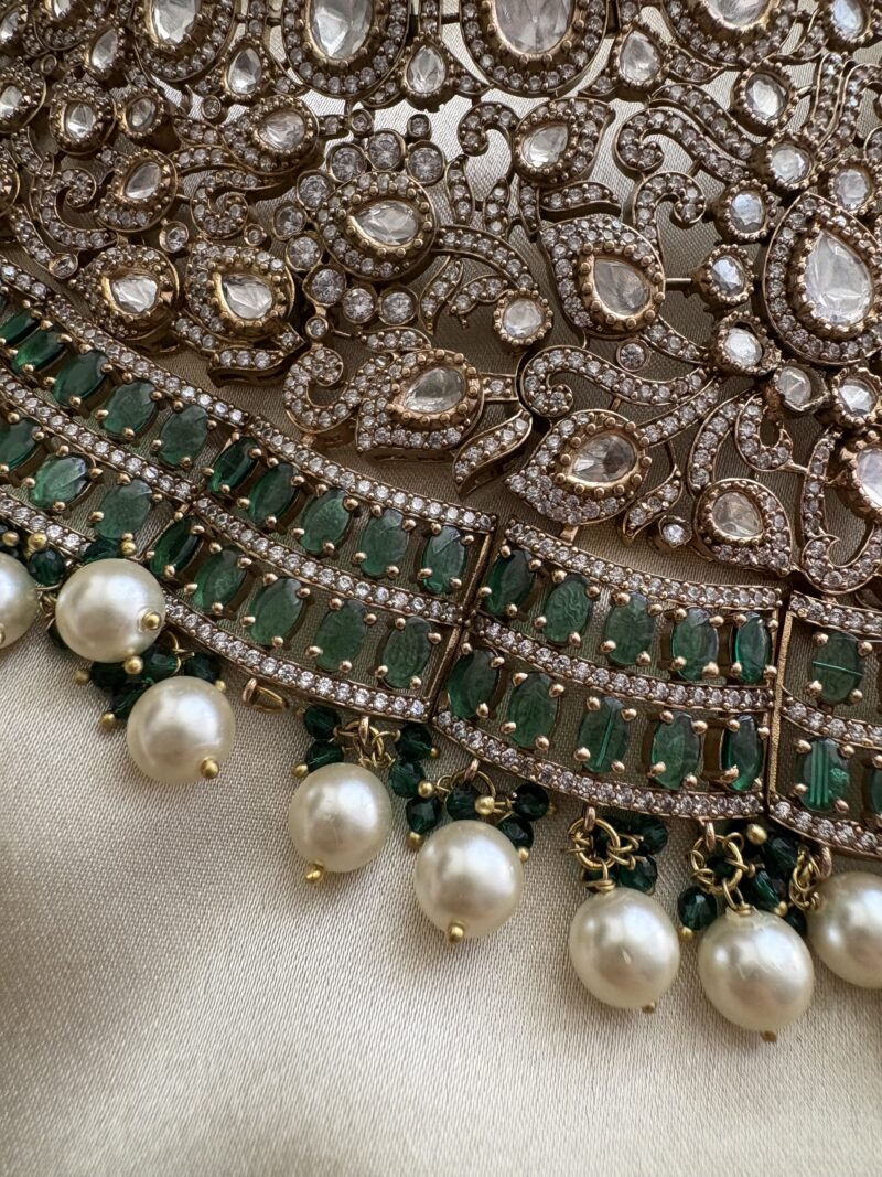 Avnoor Polki Bridal Choker Set - Image 3
