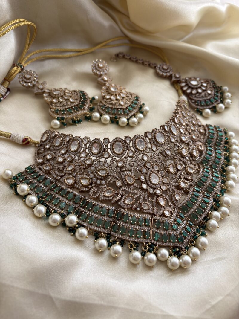 Avnoor Polki Bridal Choker Set - Image 10