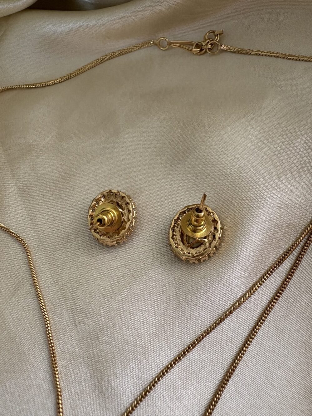 Parna Polki Pendant Necklace Set - Image 7