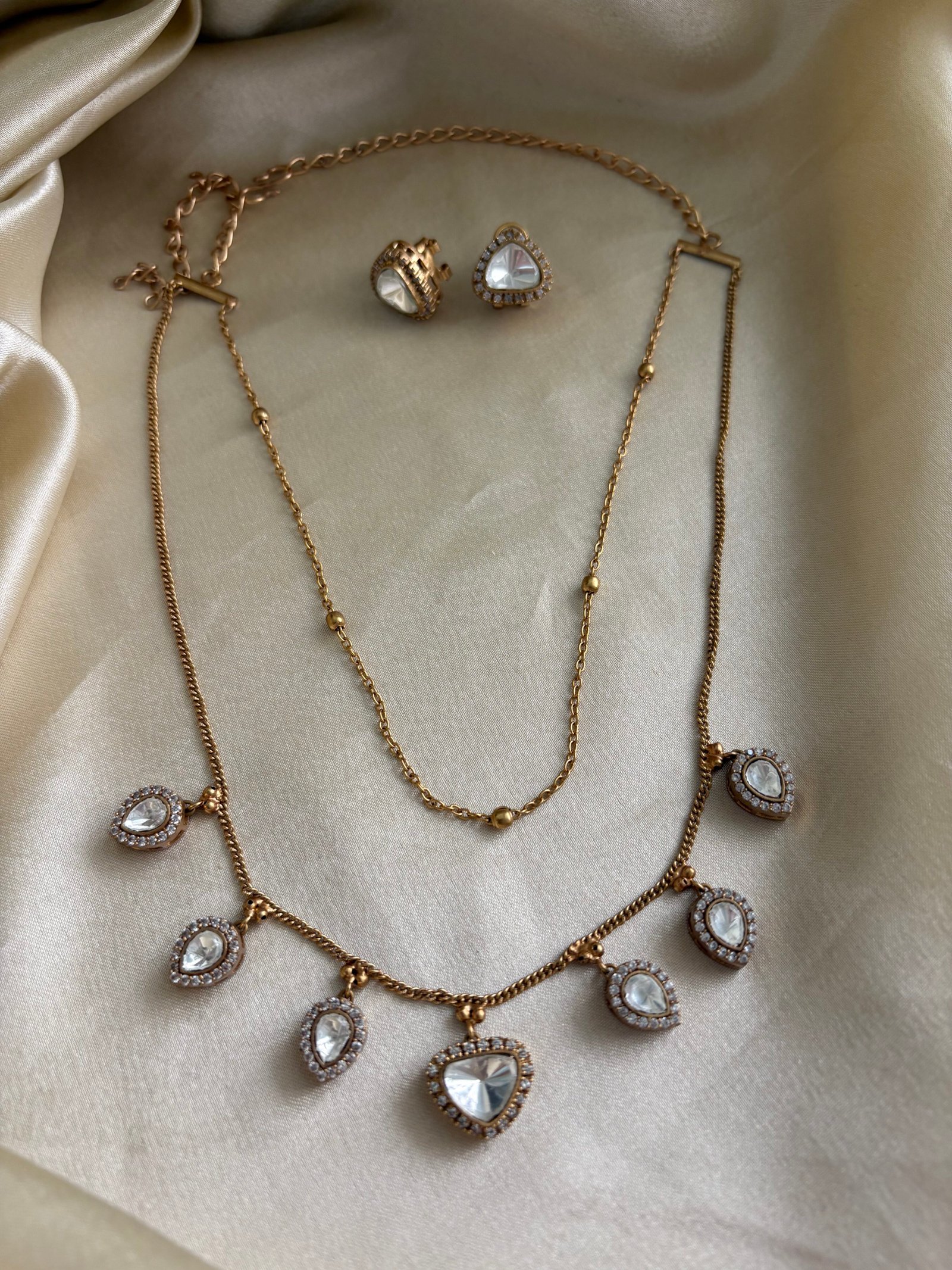 Panra Polki Necklace Set