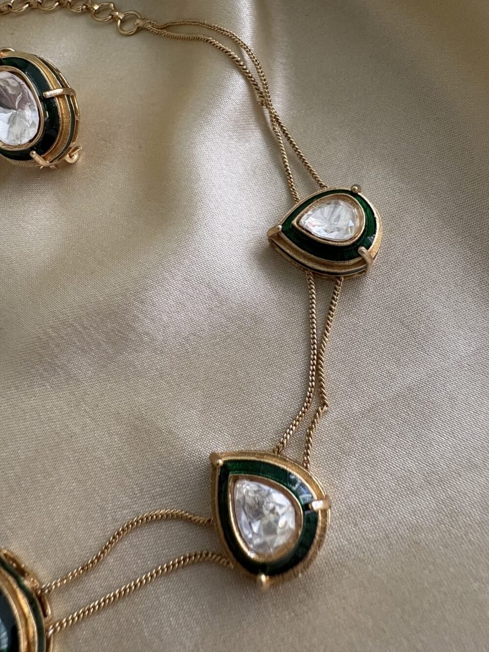 Panika Polki Necklace Set - Image 4