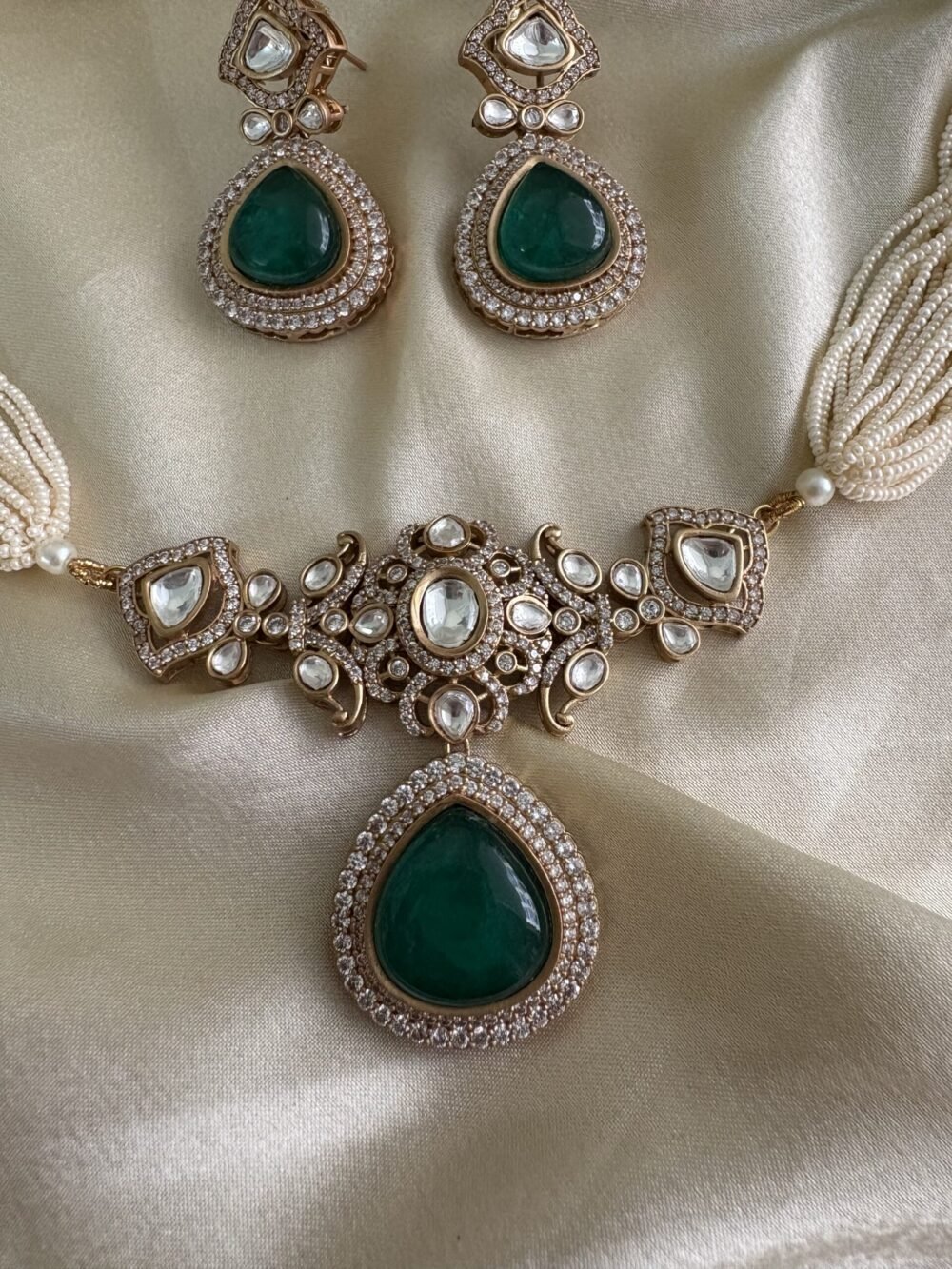 Vedika Polki Choker Set - Image 2