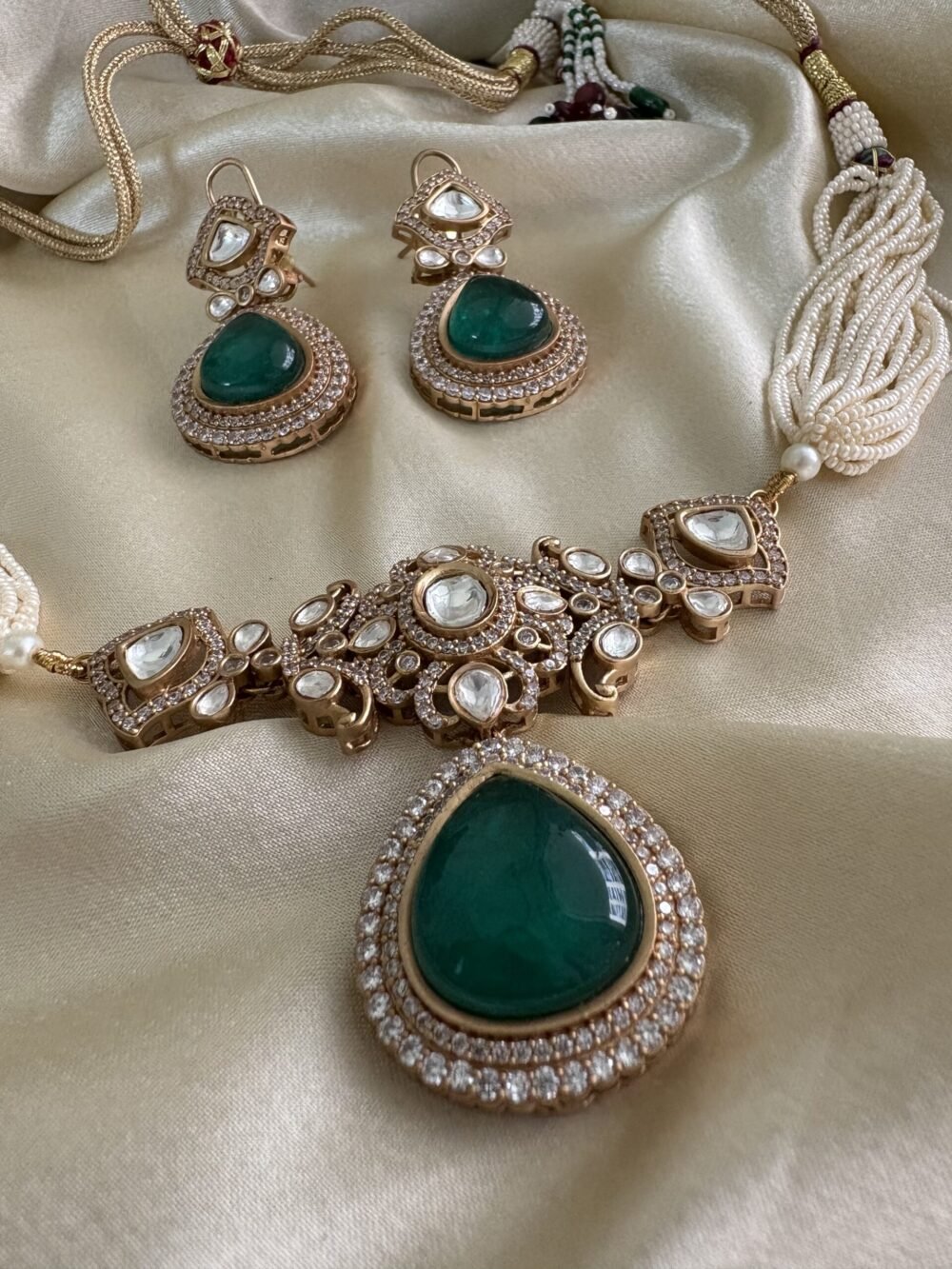 Vedika Polki Choker Set - Image 3