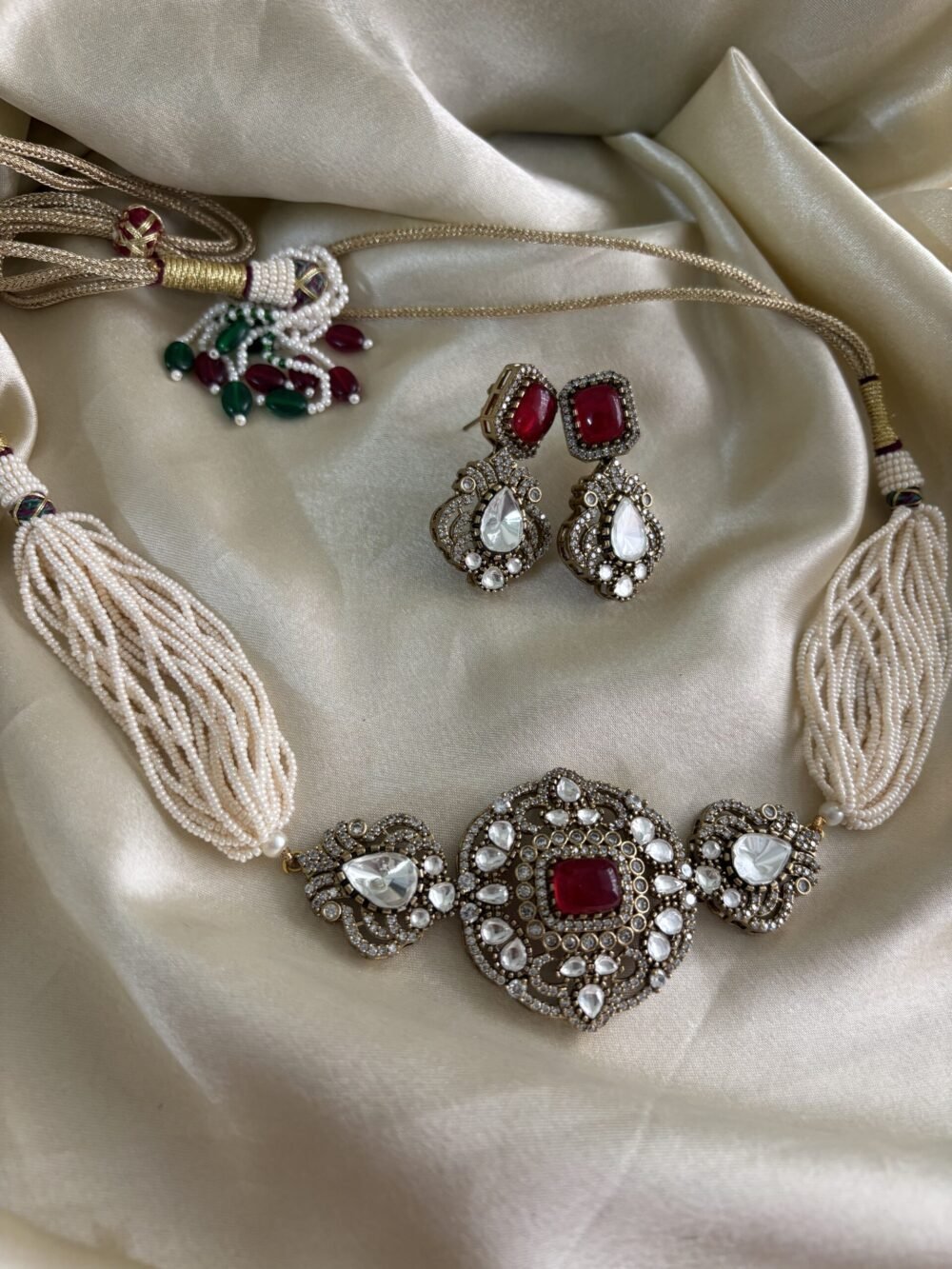 Drishika Polki Choker Set - Image 8
