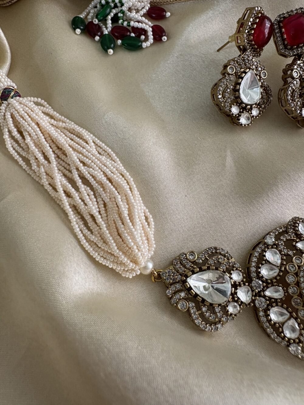 Drishika Polki Choker Set - Image 6