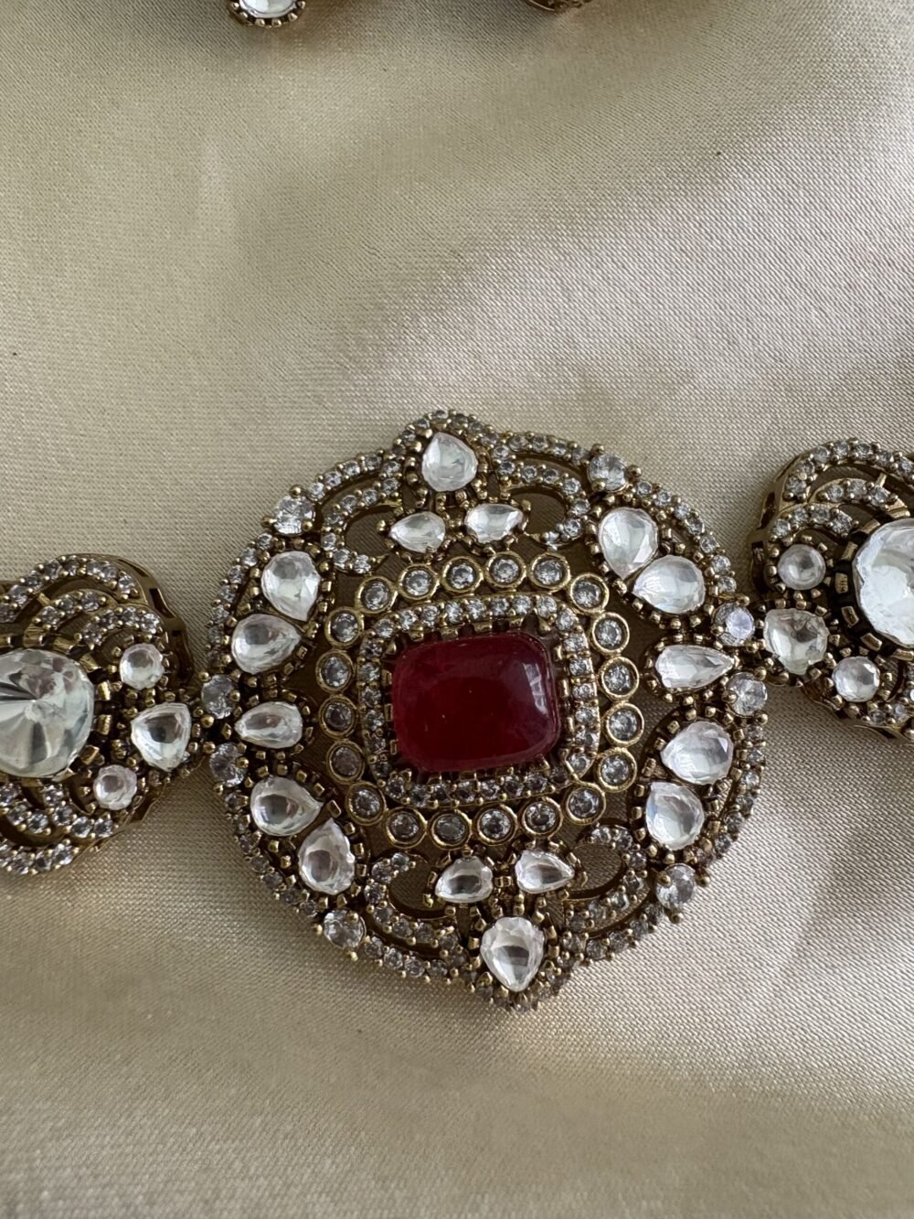 Drishika Polki Choker Set - Image 7