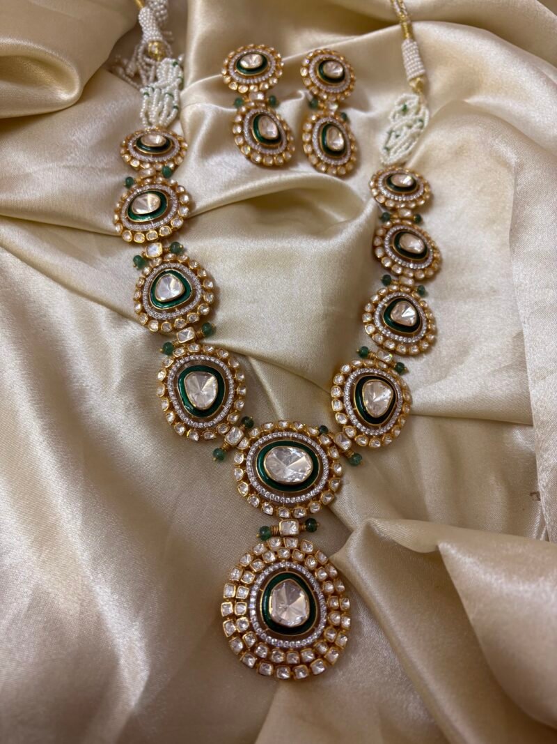 Vibha Polki Necklace Set - Image 12