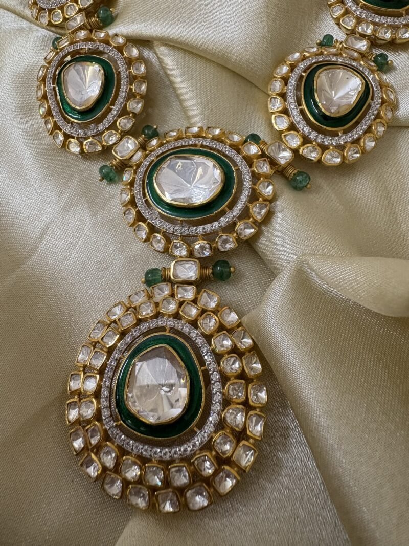 Vibha Polki Necklace Set - Image 2