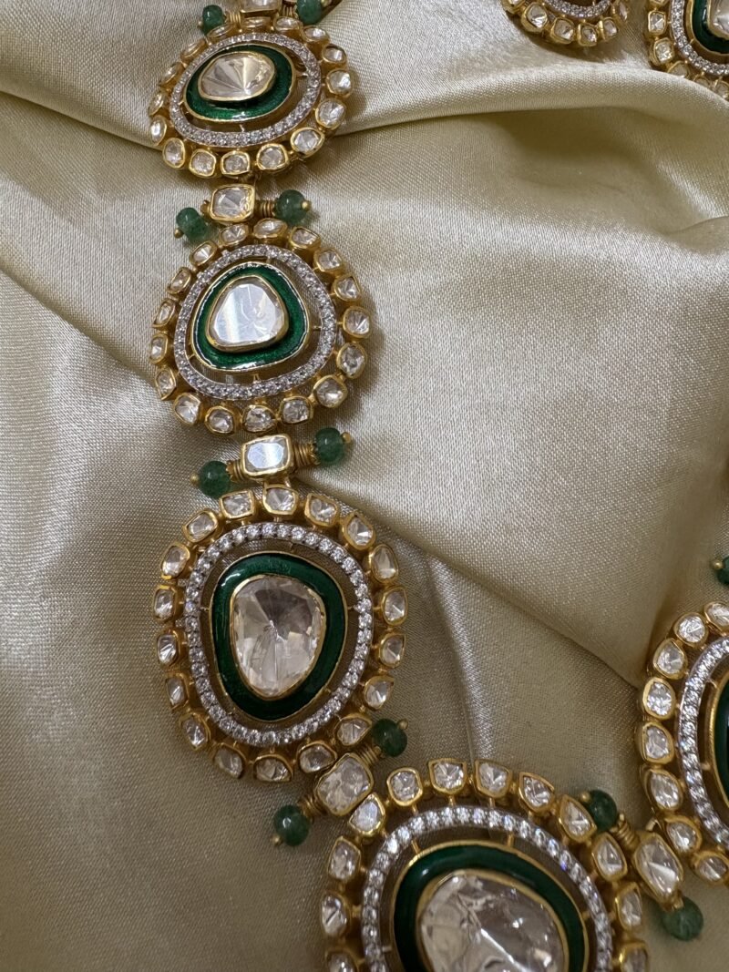 Vibha Polki Necklace Set - Image 3