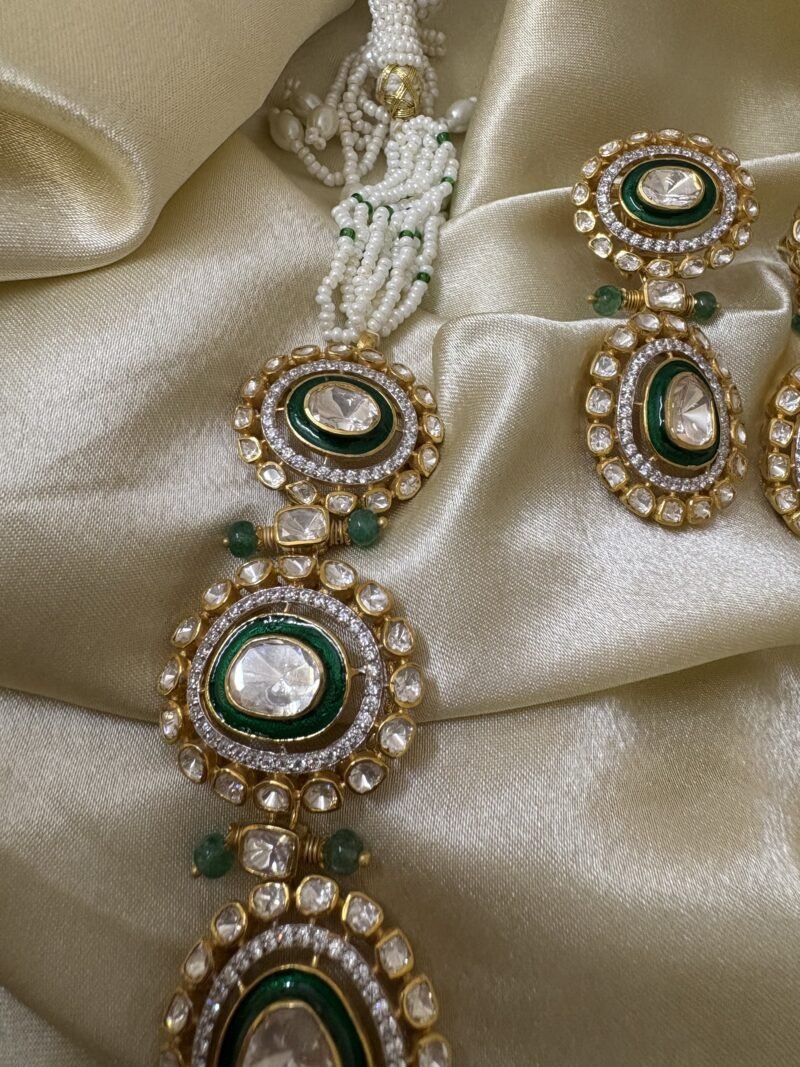Vibha Polki Necklace Set - Image 4