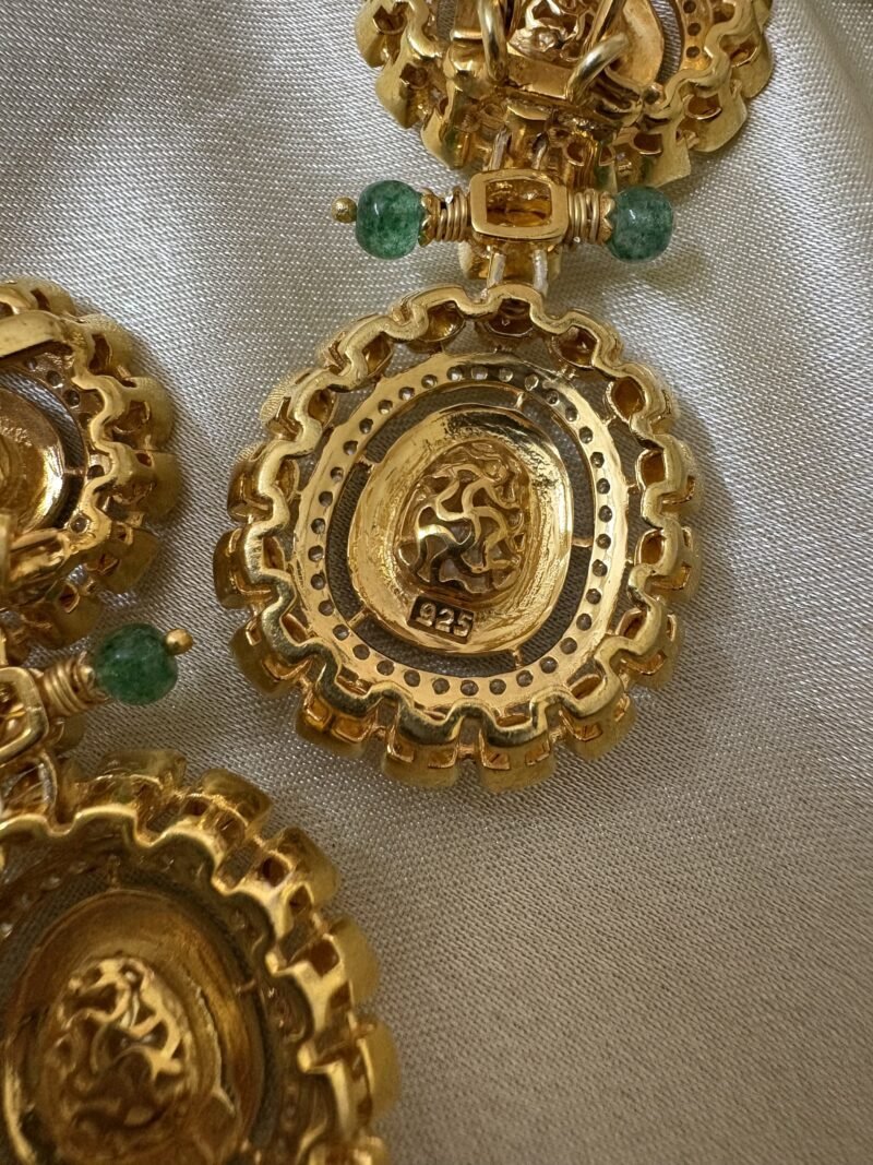 Vibha Polki Necklace Set - Image 9