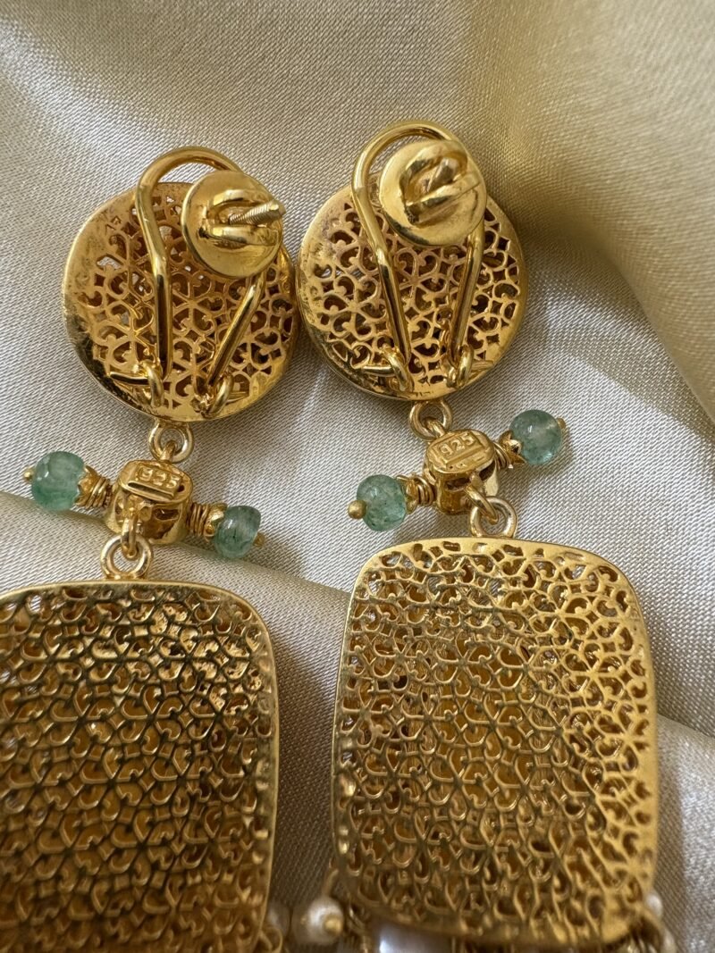 Vishaka Polki Necklace Set - Image 11