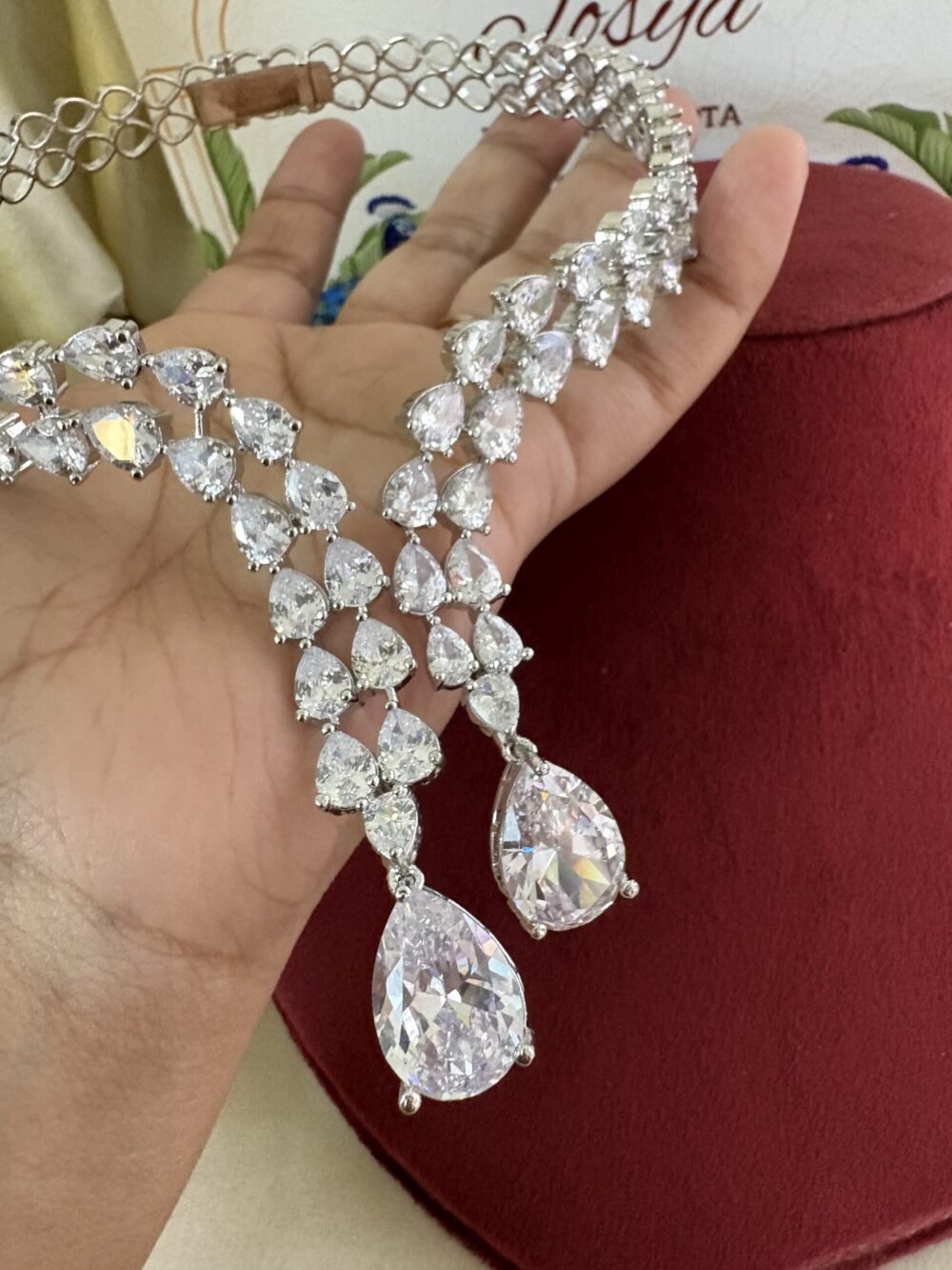Myra Diamond Hasli Necklace Set - Image 2