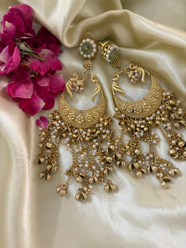 Kareena Oversized Chandbali Earrings