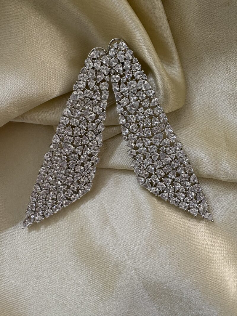 Elain Diamond Dangler Earrings - Image 4