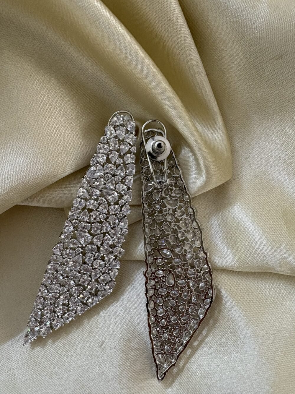 Elain Diamond Dangler Earrings - Image 3