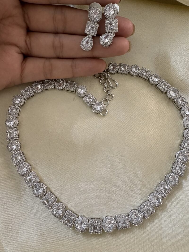 Gemma Diamond Necklace Set - Image 4