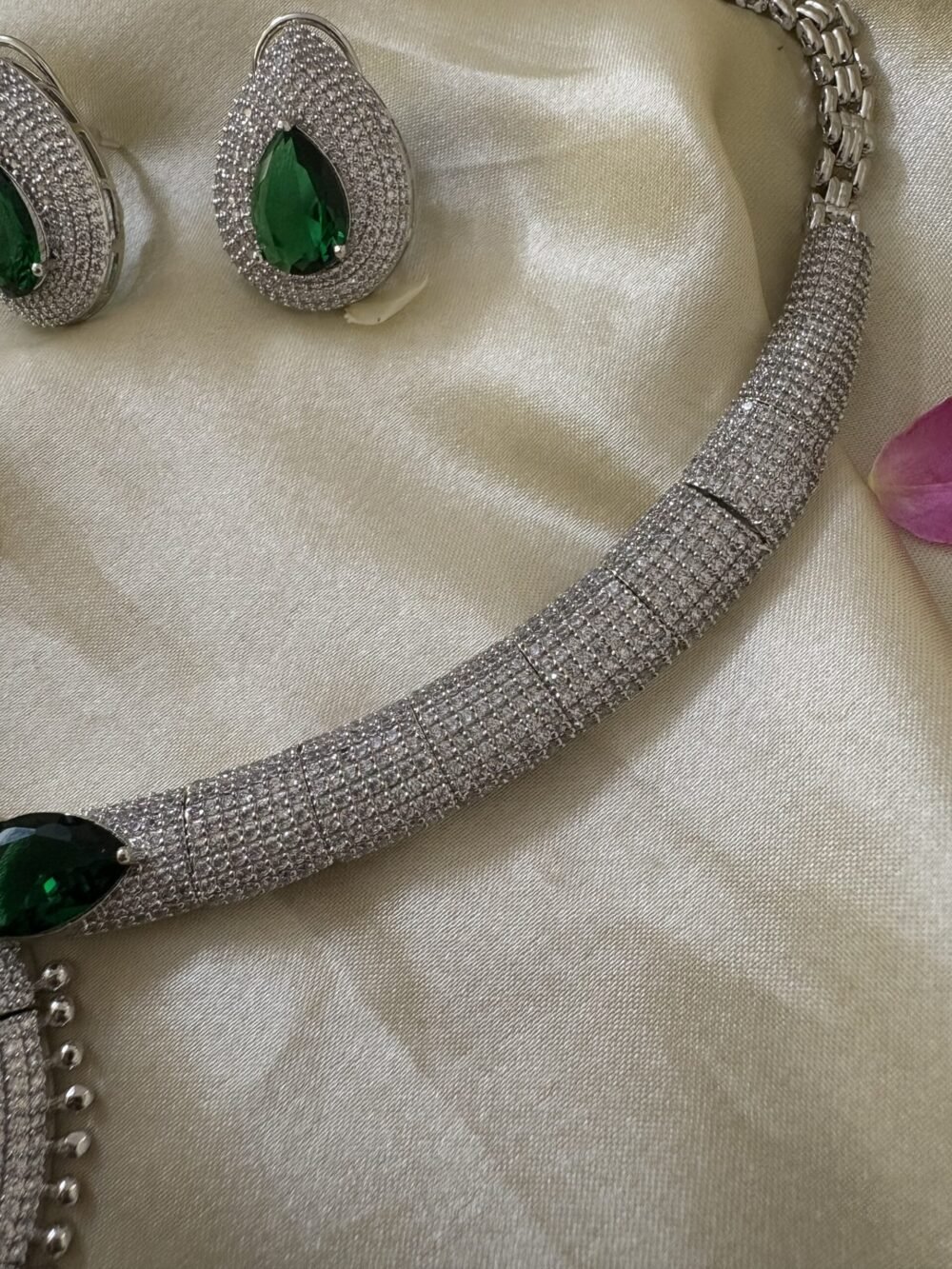 Freya Diamond Necklace Set - Image 3
