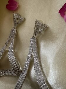 Alaia Diamond Dangler Earrings - Image 3