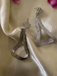 Alaia Diamond Dangler Earrings - Image 4