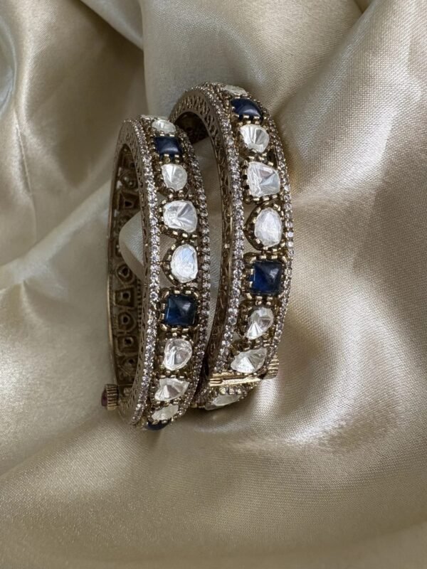 Safira Polki Bangles