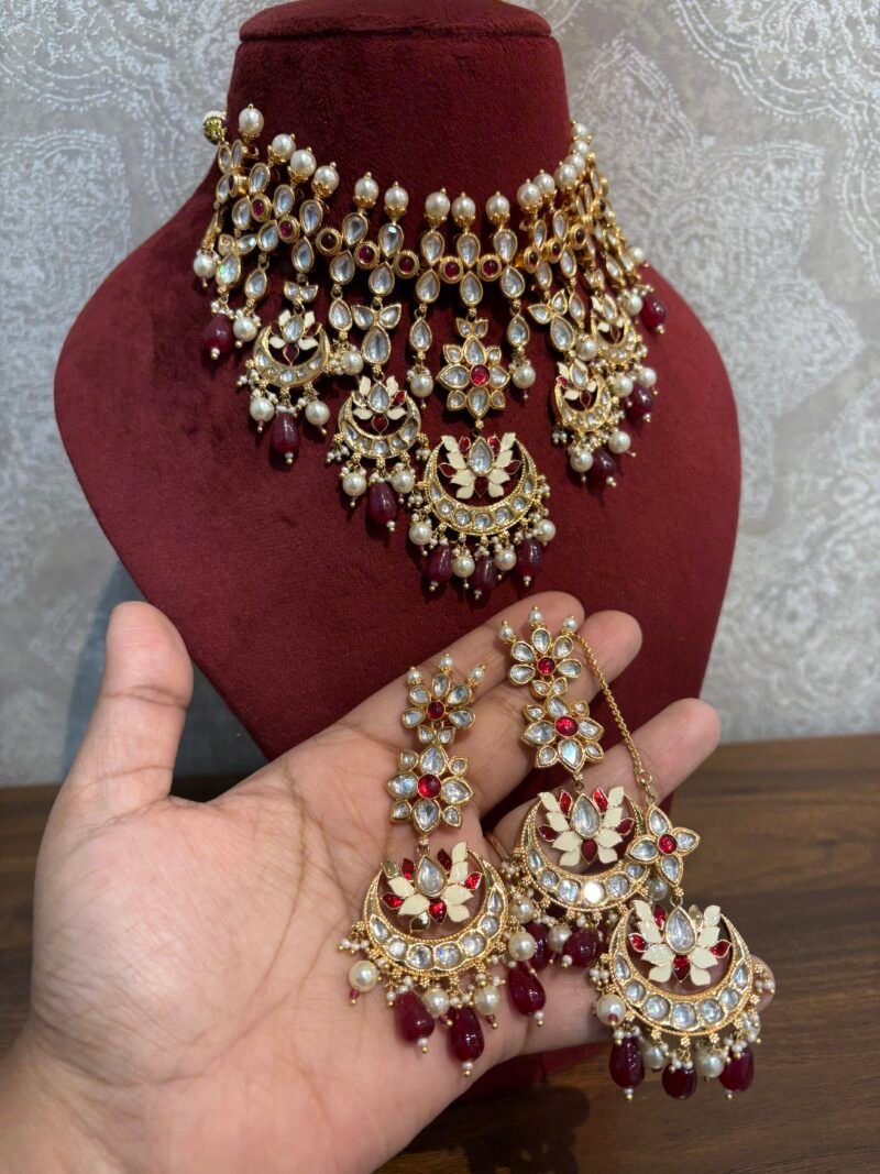 Gitika Kundan Choker Set - Image 9