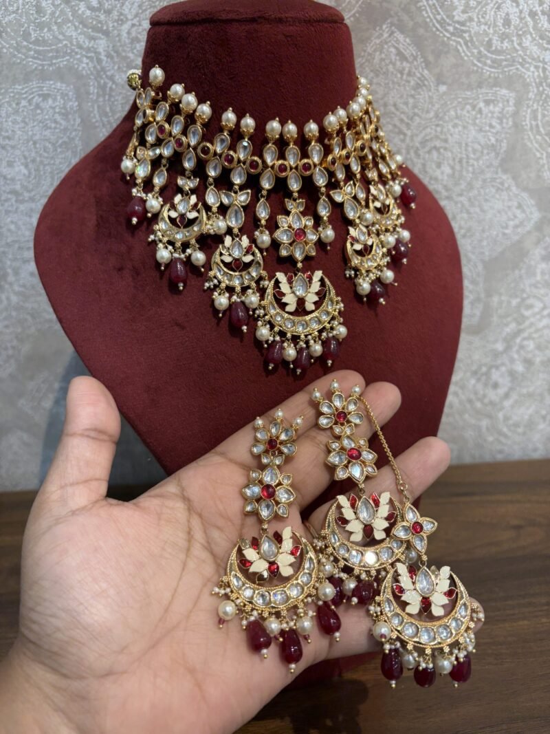 Gitika Kundan Choker Set - Image 9