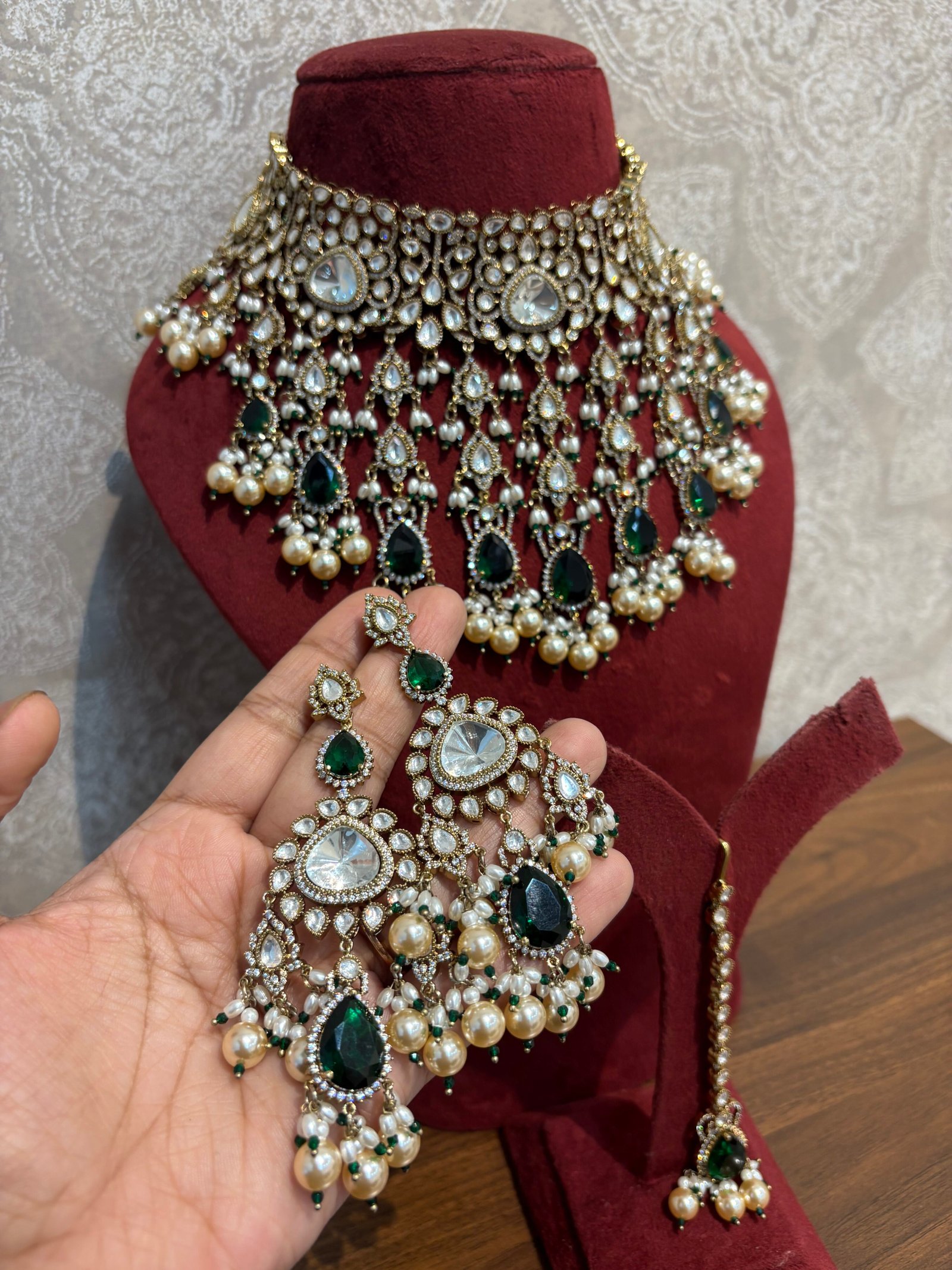 Vini Polki Bridal Choker Set