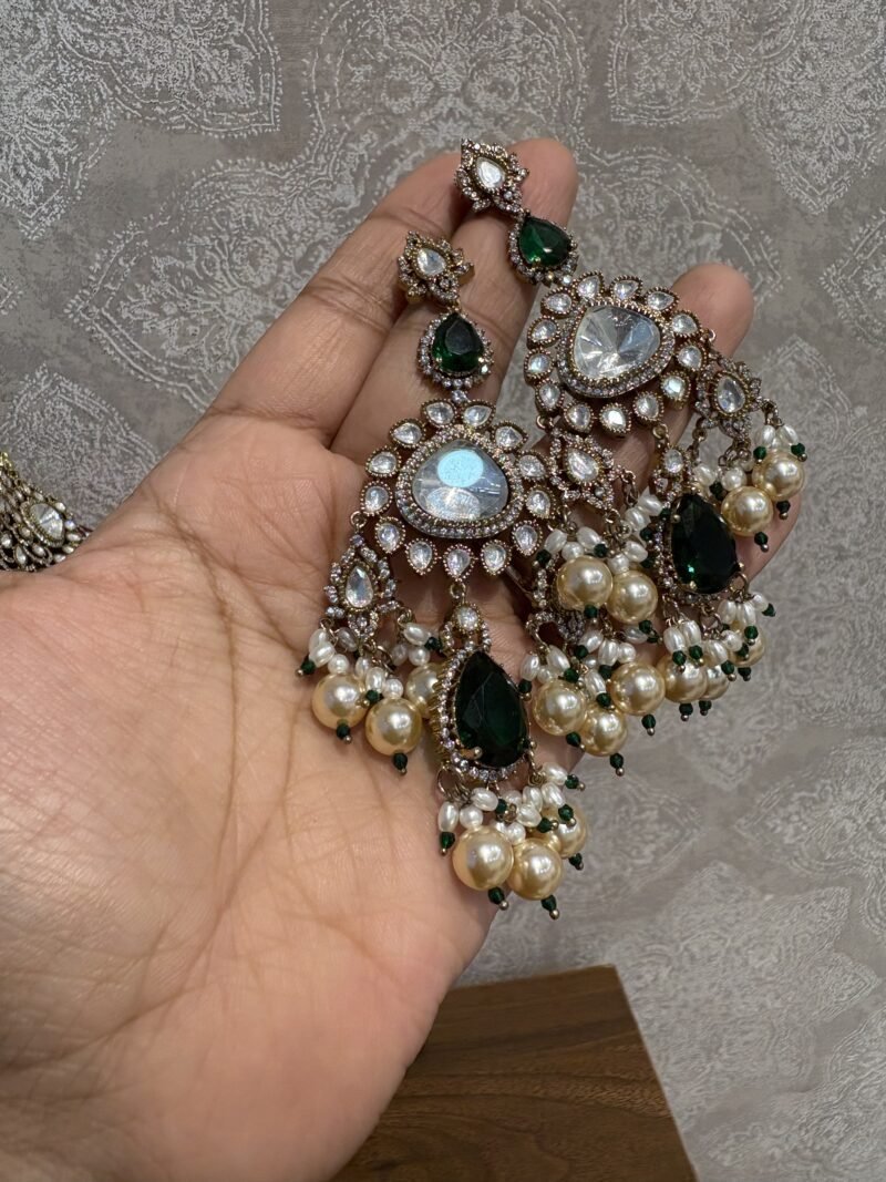 Vini Polki Bridal Choker Set - Image 7