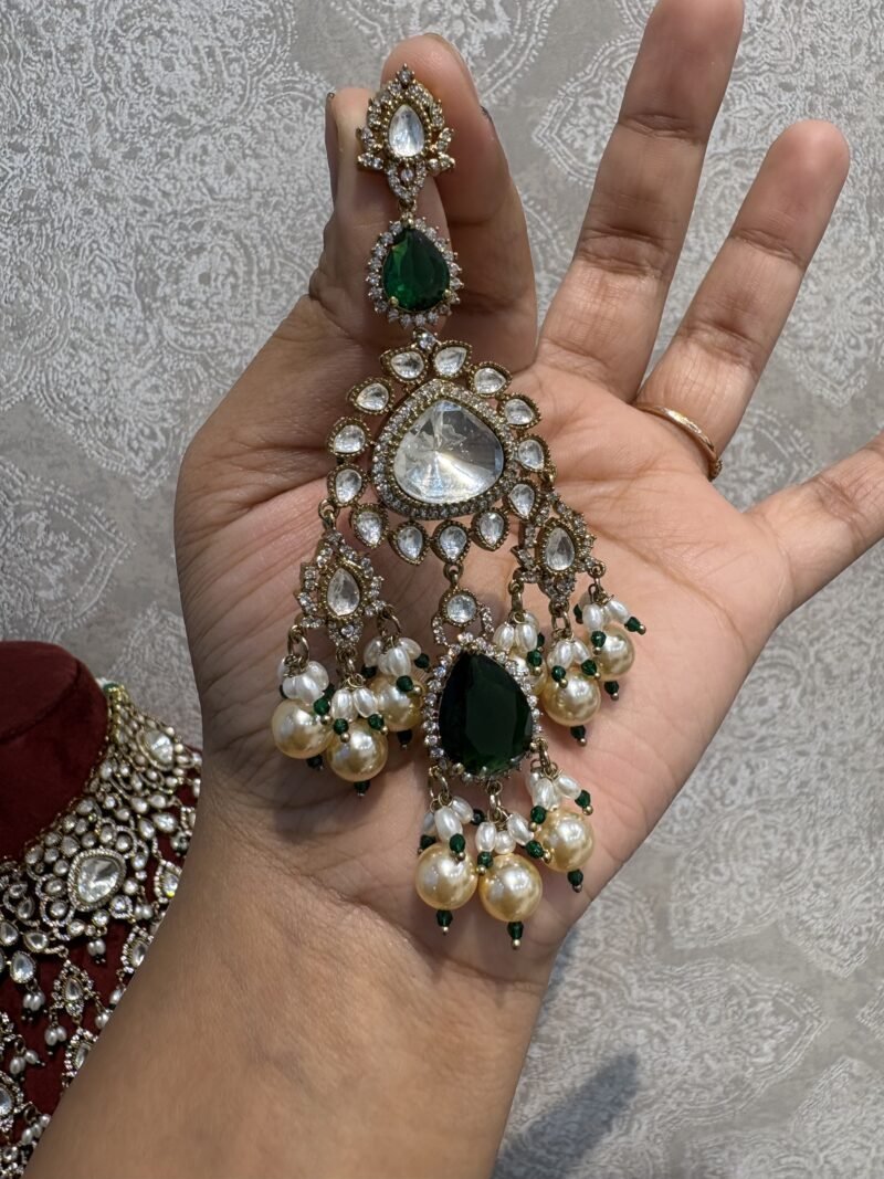 Vini Polki Bridal Choker Set - Image 8