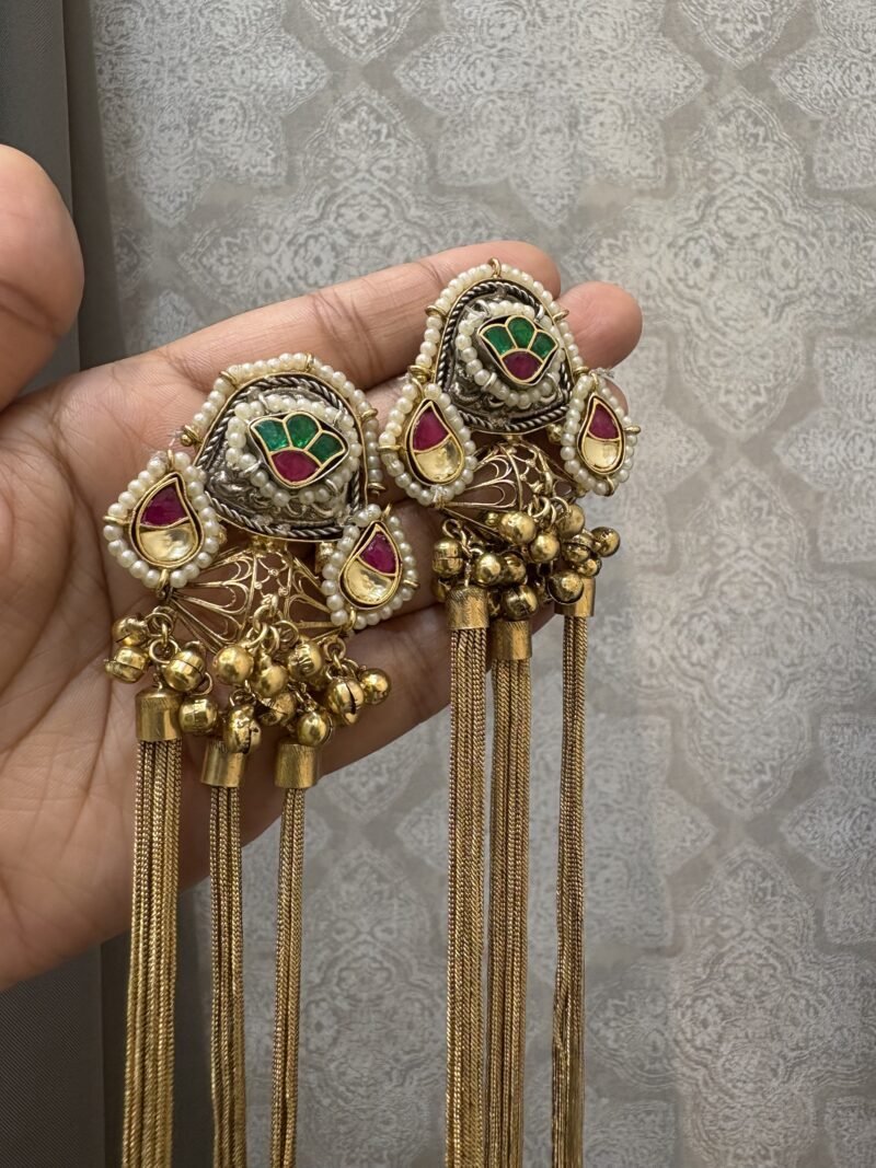 Urisha Oversized Fusion Earrings - Image 4