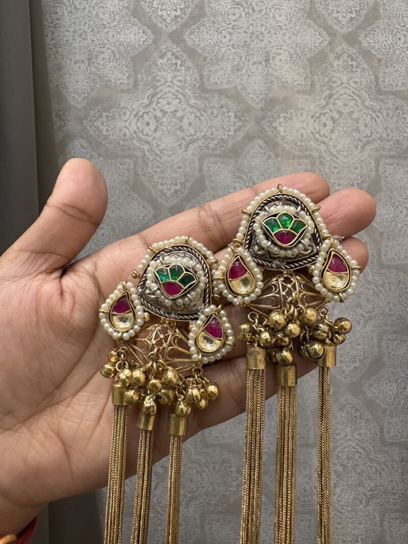 Urisha Oversized Fusion Earrings - Image 3