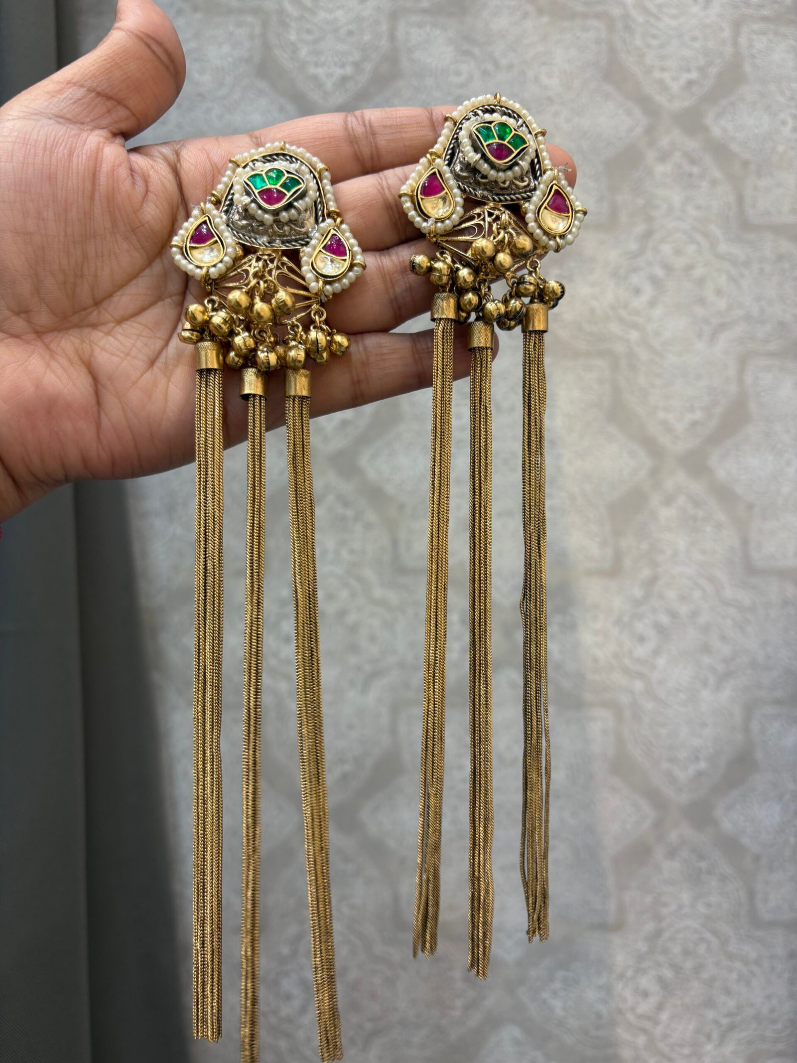 Urisha Oversized Fusion Earrings