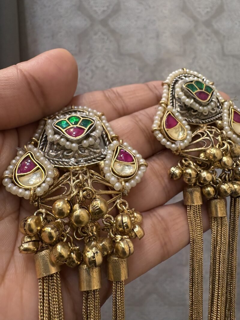Urisha Oversized Fusion Earrings - Image 6