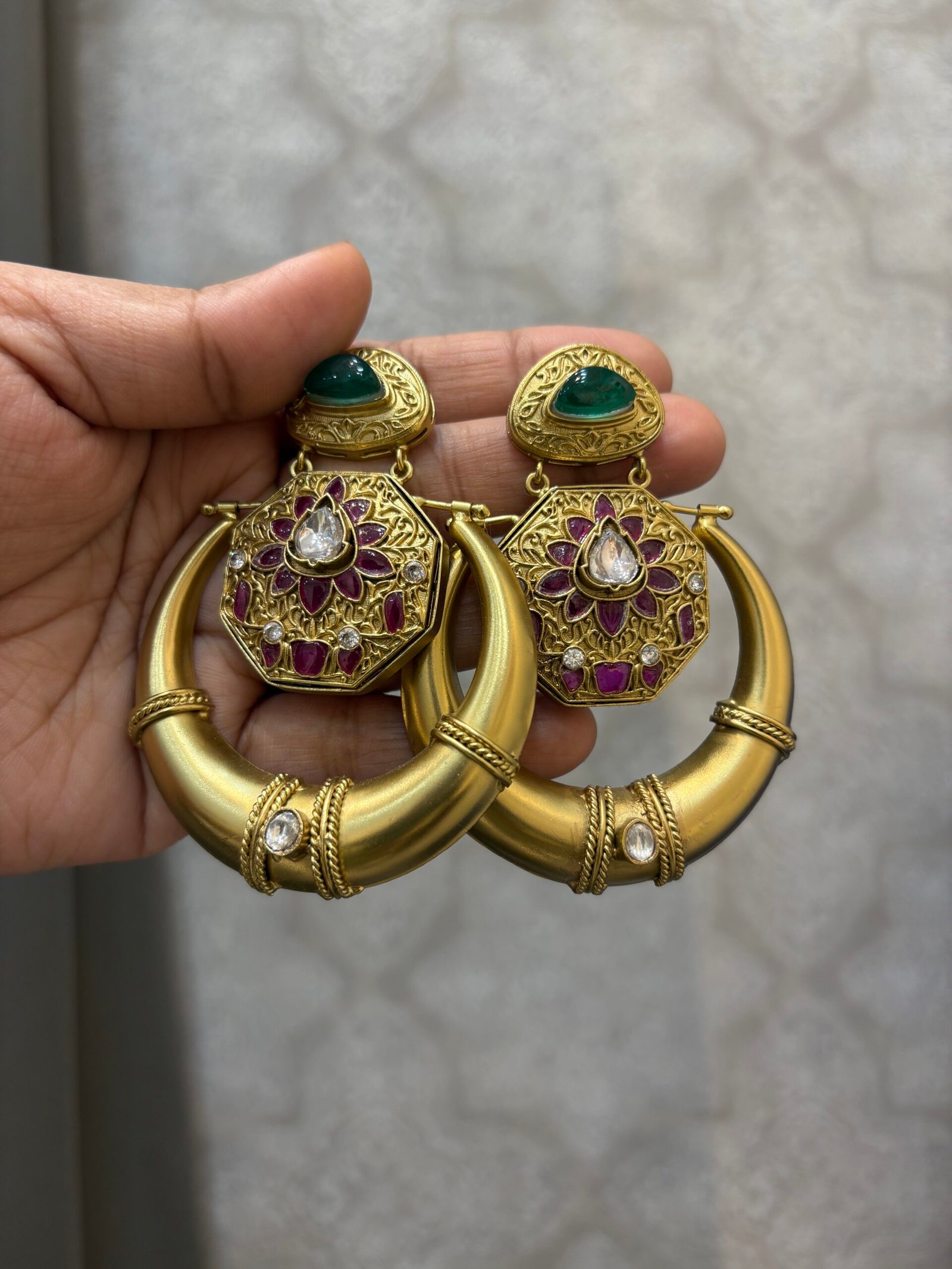 Shashi Chandbali Fusion Earrings