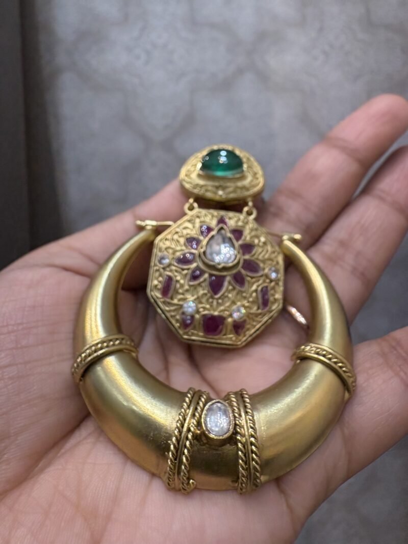Shashi Chandbali Fusion Earrings - Image 5